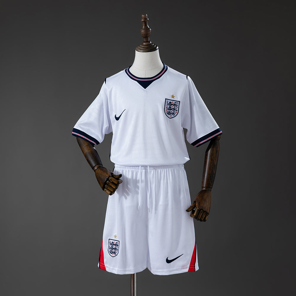 England 2026 Home Kids Kit Jersey Size 16-28