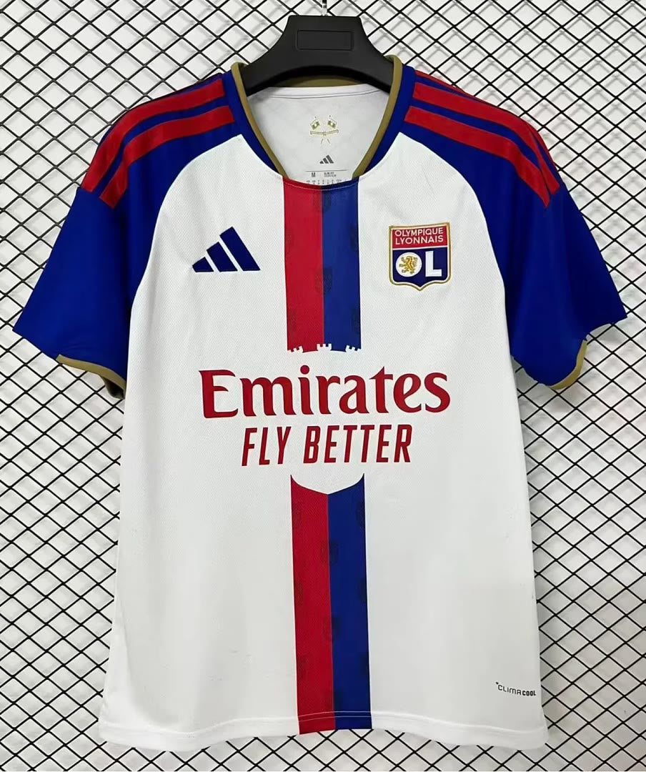 Lyon 2026/27 Home Soccer Jersey Size S-4XL