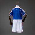 France 1998 Home Retro Kids Kit Jersey Size 16-28
