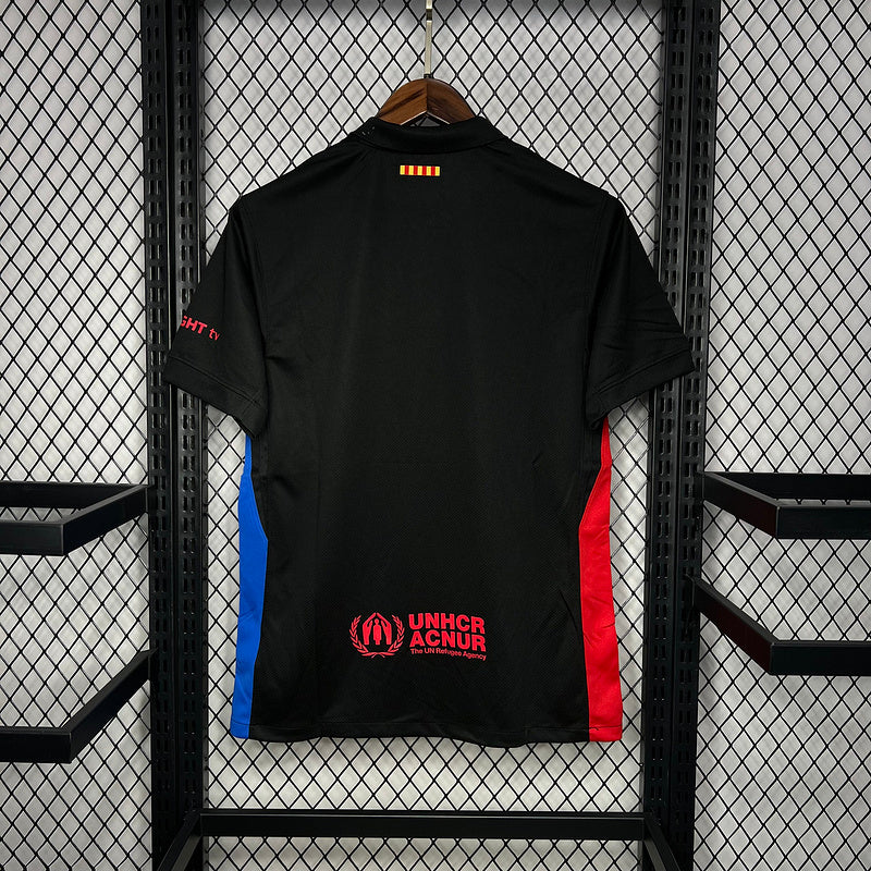 24-25 Barcelona away black jersey