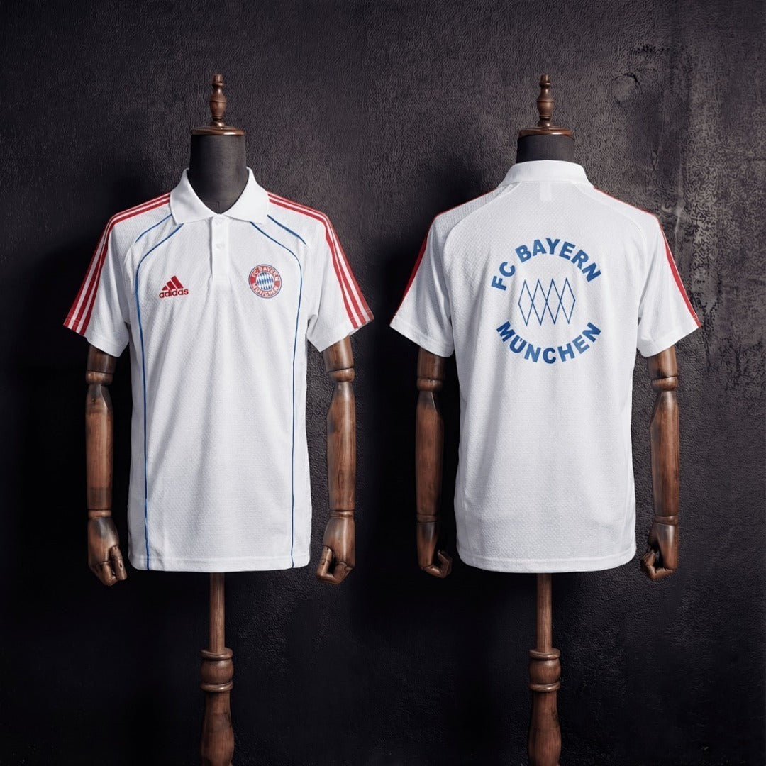 Bayern Munich 2025/26 White POLO S-XXL