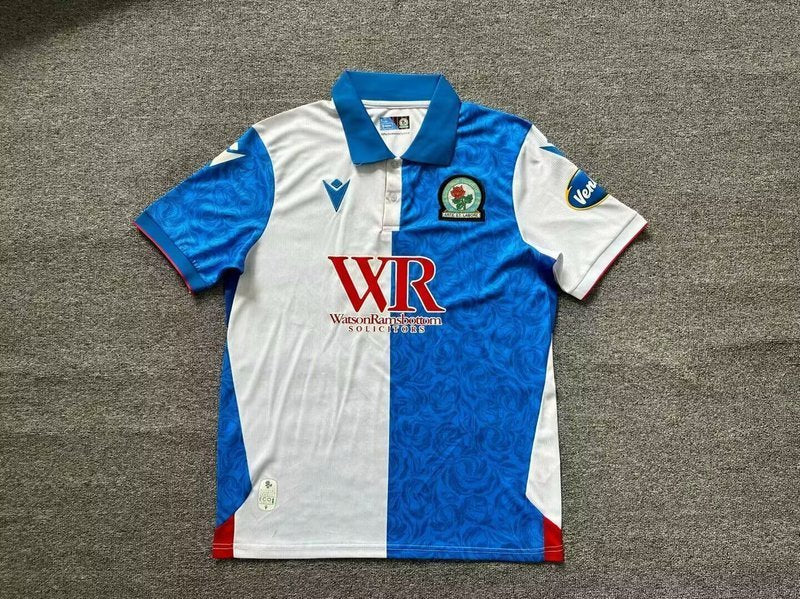 24-25 Blackburn home soccer jersey