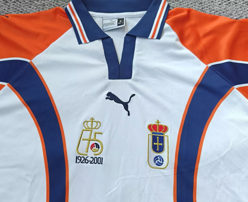 Retro Real Oviedo 2001 Away S-XXL