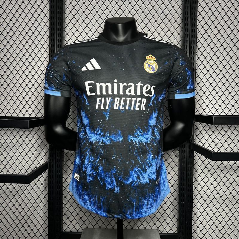 24-25 Real Madrid Ocean Blue Jersey Player Version