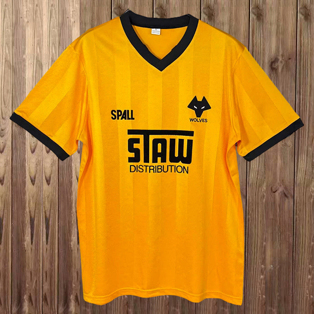 Retro Wolverhampton Wanderers 1986/88 home soccer jersey size S-2XL
