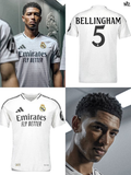 24-25 Real Madrid home white soccer jersey