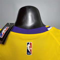 Bryant #8 Lakers Round neck yellow