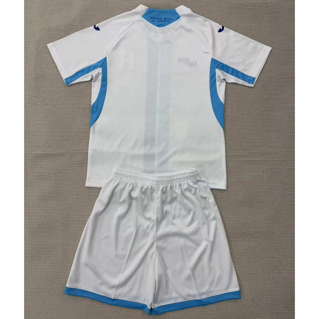 Kids Kit Honduras 2026 World Cup Home soccer jersey size 16-28