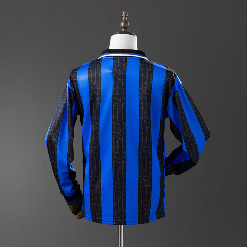 Retro Inter Milan 1997/98 home Long Sleeve soccer jerseys