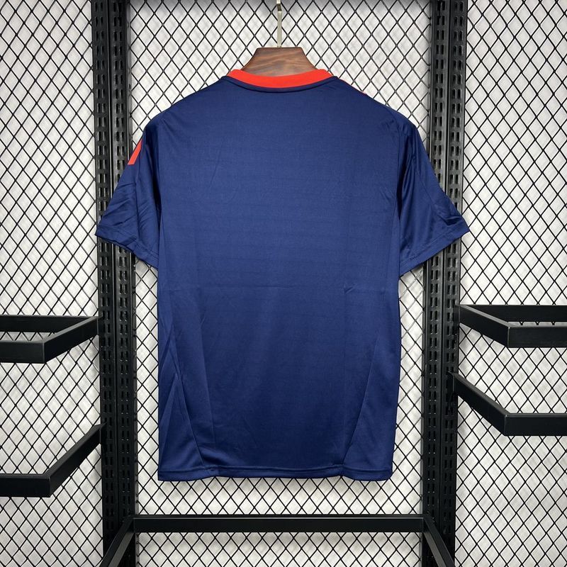 24-25 Manchester United Dark blue Pre-match training Jersey
