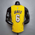 James #6 Lakers yellow