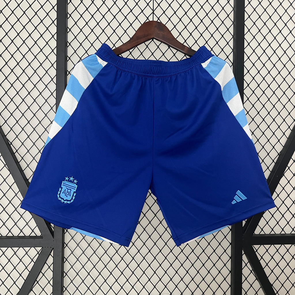 Pantalon Corto de Futbol #2024 Argentina Away Shorts S-XXL — Minkang