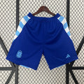 Pantalon Corto de Futbol #2024 Argentina Away Shorts S-XXL — Minkang