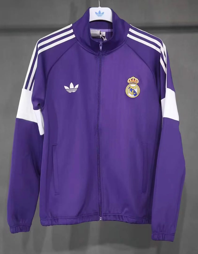 Real Madrid 2026/27 Purple long sleeve Jacket suit S-XXL
