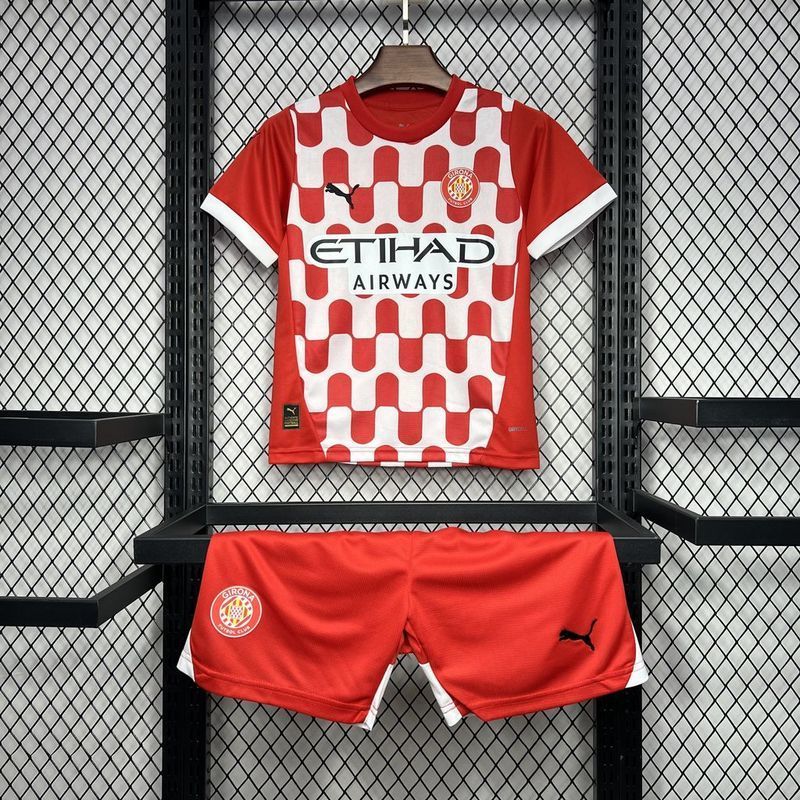 24-25 Girona home kid kit