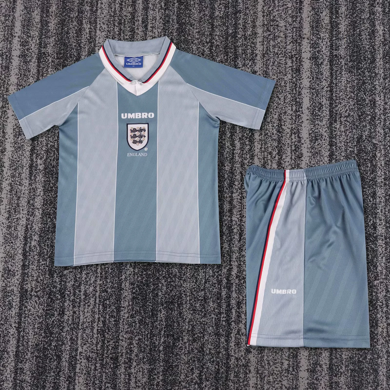 1996 England away retro kid kit