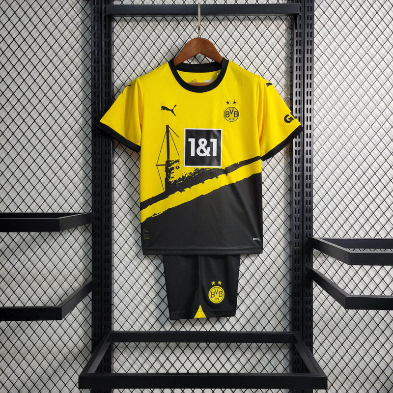 23-24 Dortmund home kids kit