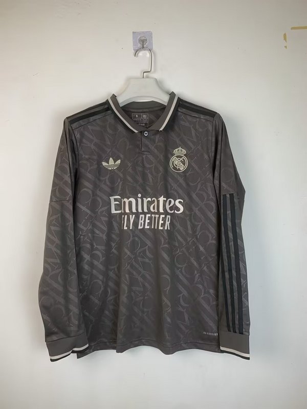 24-25 Real Madrid third away long sleeve jersey