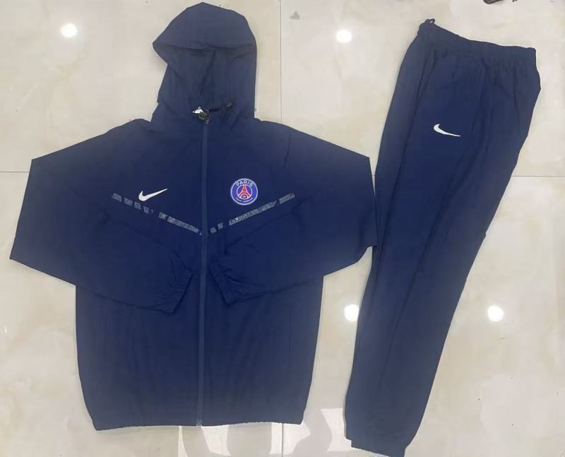 Paris Saint Germain 2025/26 blue Windbreaker suit S-2XL