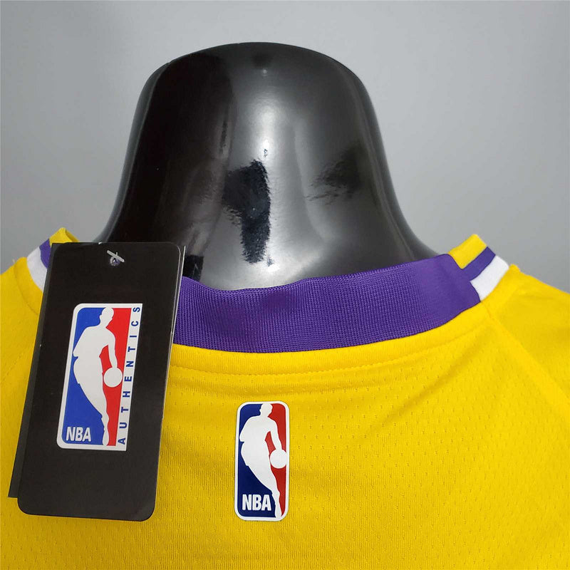 O'Neal #34 Lakers Round neck yellow