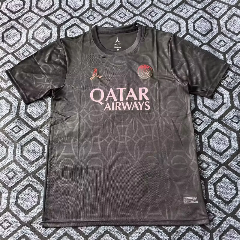25-26 PSG Jordan black training jersey