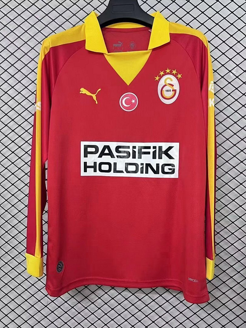 Galatasaray 2026/27 Red long sleeves soccer jersey size S-4XL