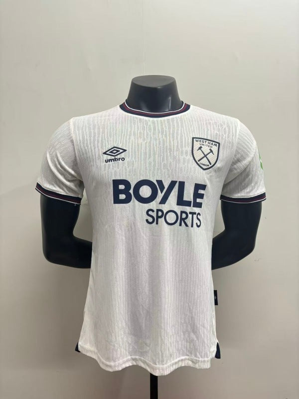 West Ham United 2025/26 Away player version size S-2XL