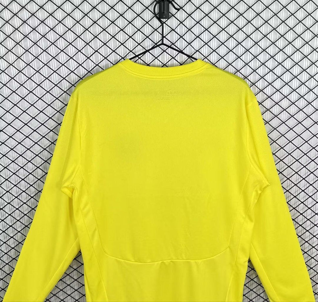 Retro Villarreal CF 2008/09 Home Long Sleeve Jersey Size S-2XL