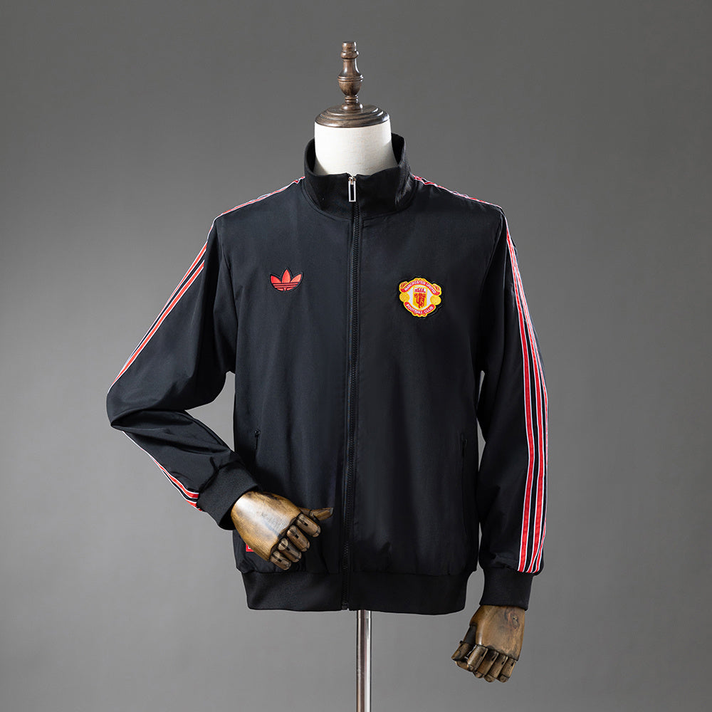 M-U Retro Windbreaker - Black S-XXL