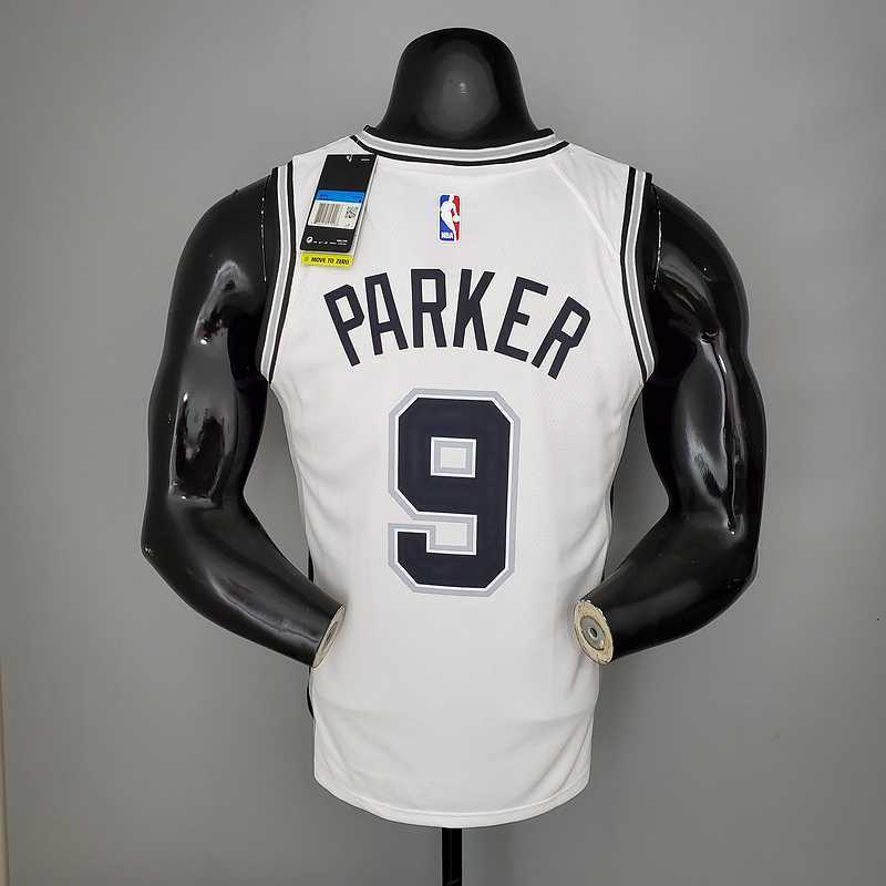 PARKER#9 Spurs White