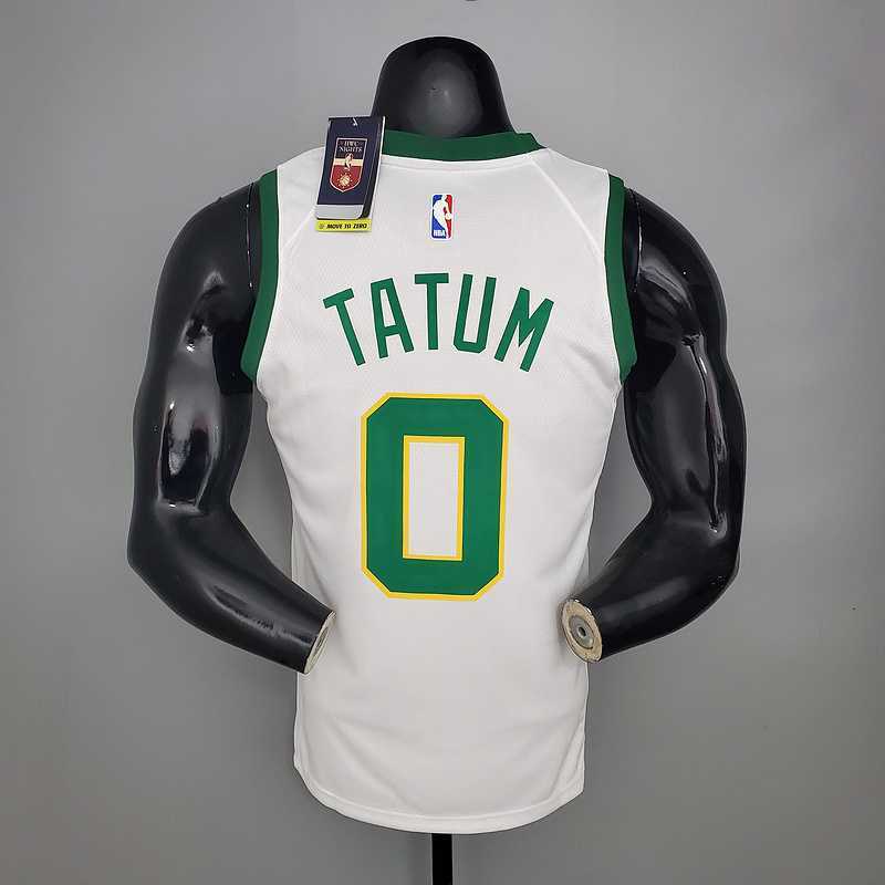 TATUM #0 Celtics White Platinum Limited