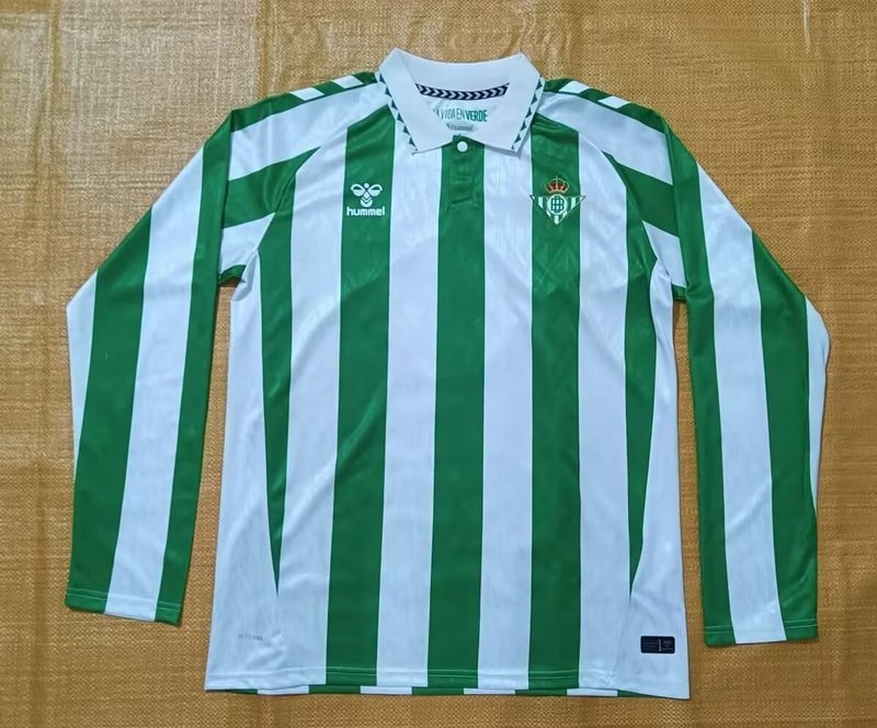 24-25 Real Betis home long sleeve jersey