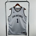 San Antonio Spurs 2026 Limited Edition Gray jersey #1 WEMBANYAMA