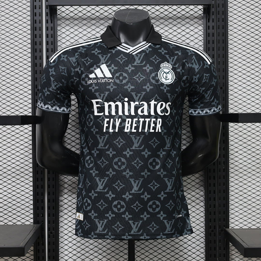 Mens Real Madrid 2026/27 Black Special Player Version Jersey S-2XL