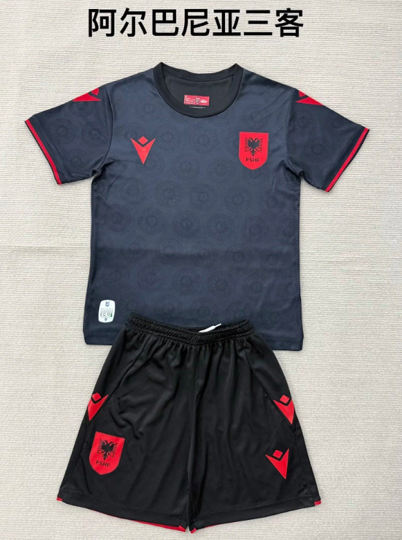 Albania 2026 Third Away World Cup Kids Kit Size 16-28