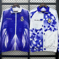 24-25 Real Madrid blue and white revisible windbreaker