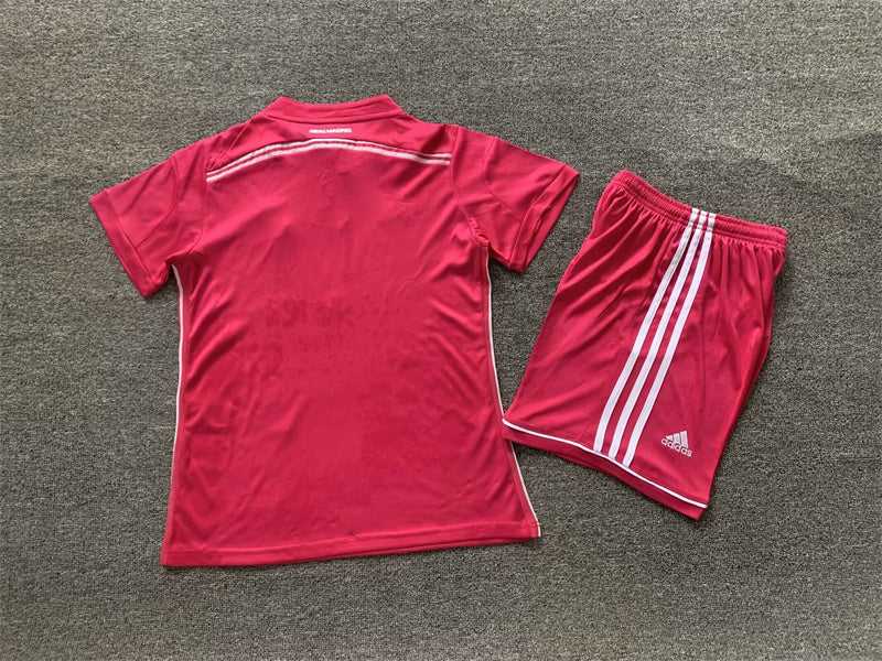 14-15 Real Madrid away pink retro kid kit