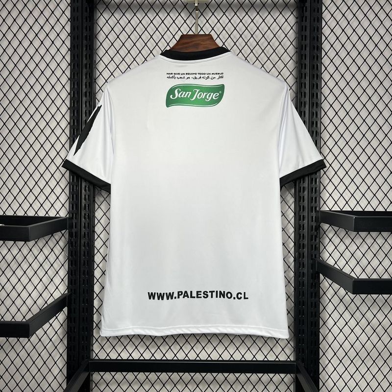 24-25 CD Palestino White Graffiti Jersey S-XXXXL