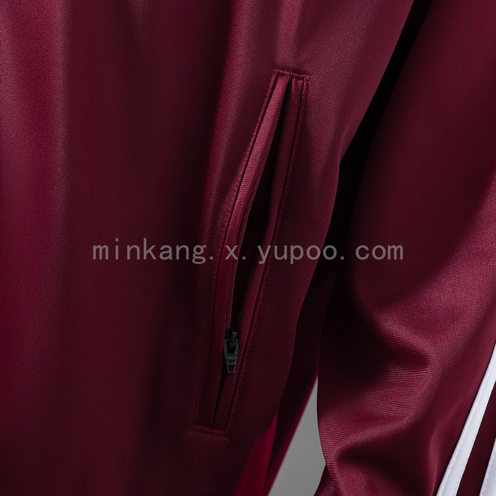Oasis Flamingo Track Jacket - Burgundy S-XXL