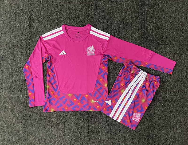 2026 Mexico Goalkeeper Long sleeve Kids — Jsonwang 26/27