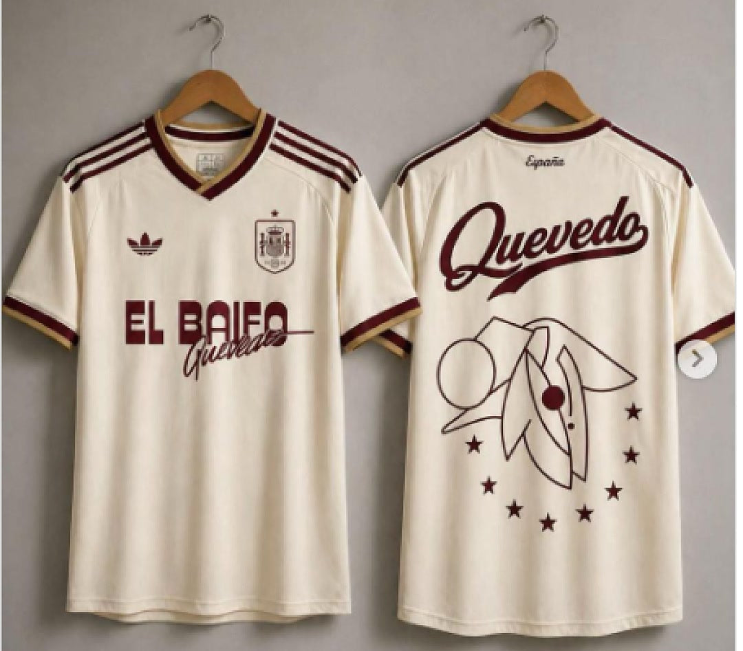 Mens Spain x El Baifo 2026 World Cup Away Jersey S-4XL