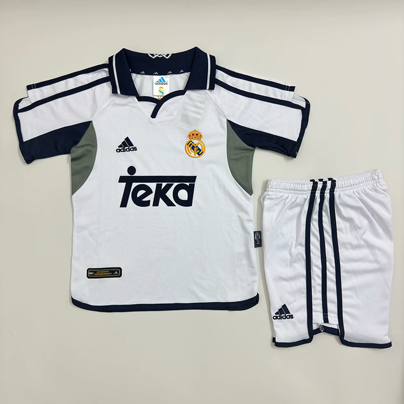 00-01 Real Madrid home retro kid kit