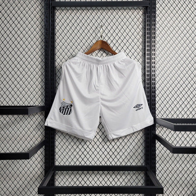 Pantalon Corto de Futbol #23-24 Shorts Santos White Size S-4XL — Zhang199