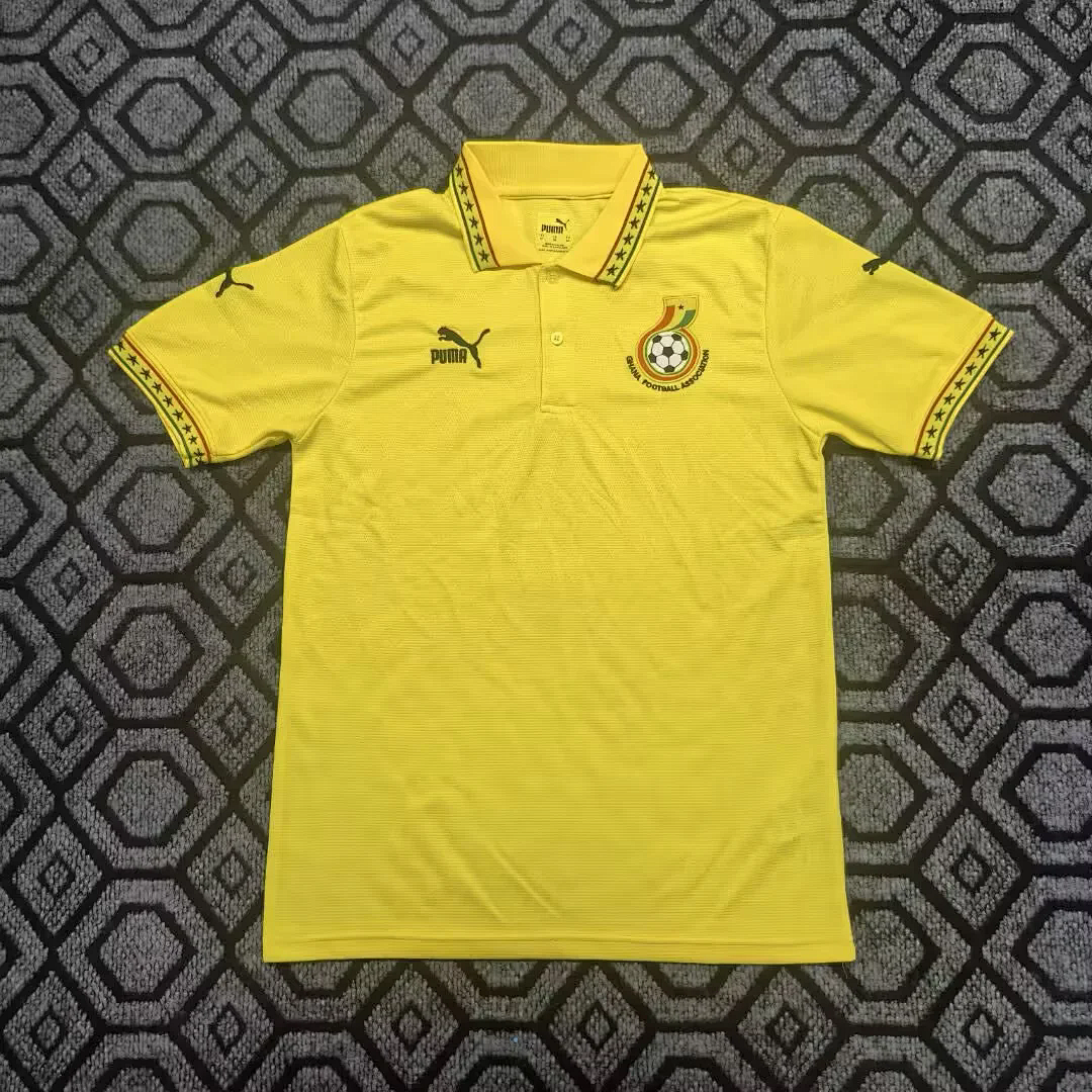 Ghana 2026 special version Yellow soccer jersey
