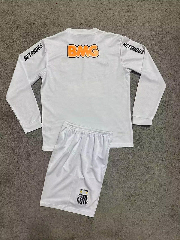 11-12 Santos home long sleeve retro kid kit