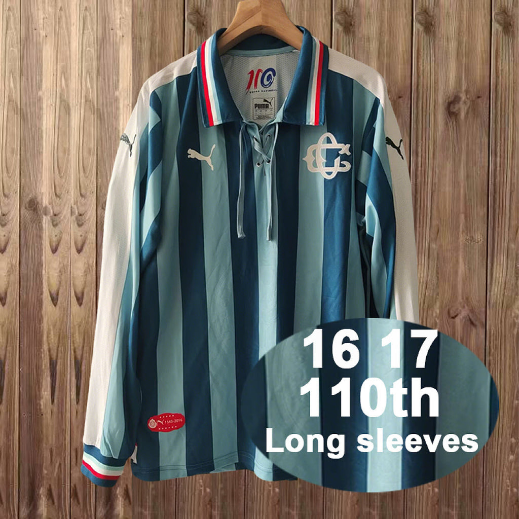 Chivas 2006/07 110th long sleeves soccer jersey size S-2XL
