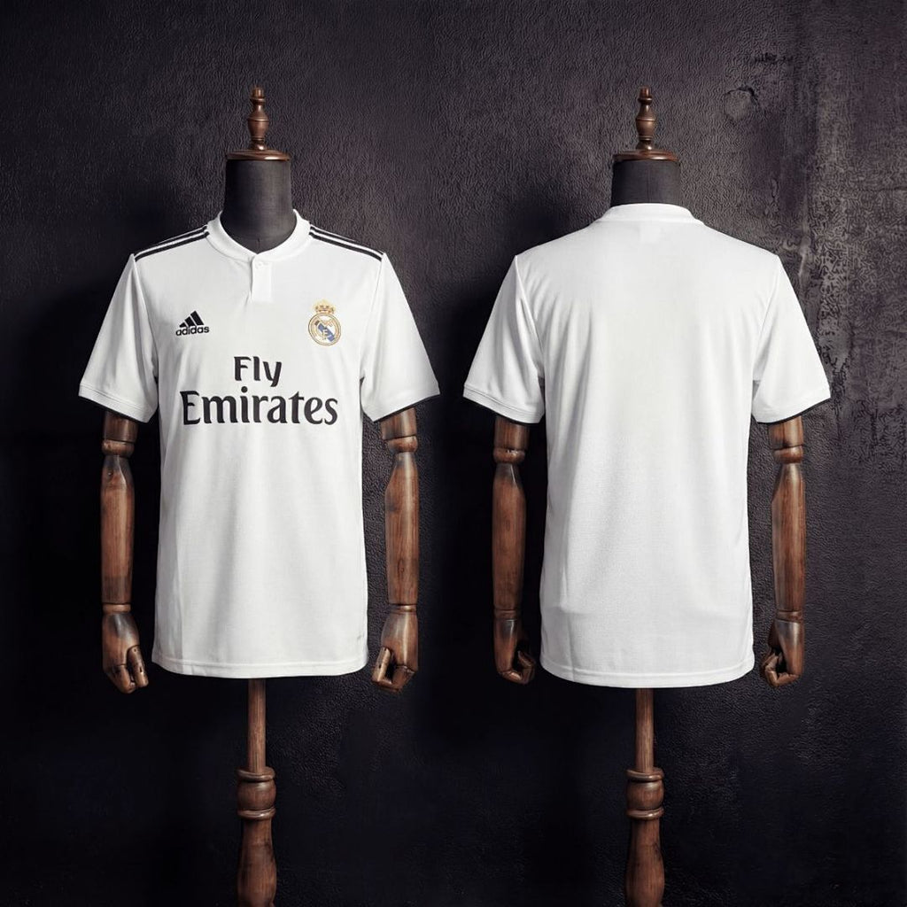 Retro 2018/19 Real Madrid Home Jersey S-XXL