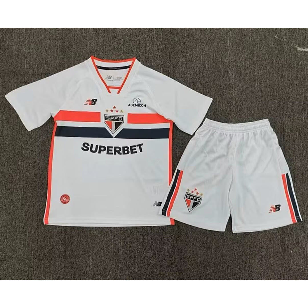 Sao Paulo 2026/27 home kids Soccer jersey