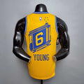 Tram version YOUNG#6 Golden State Warriors yellow