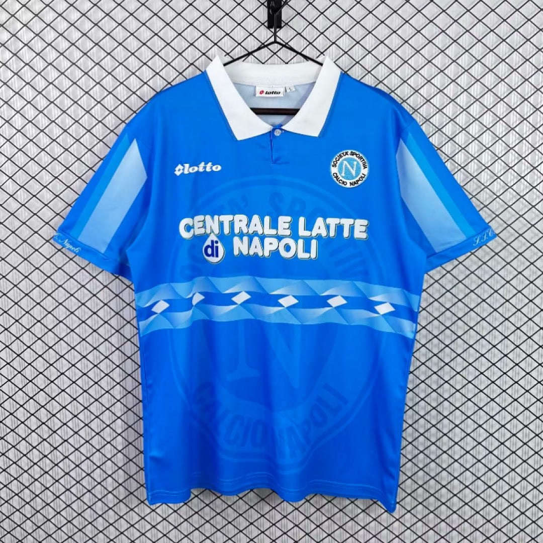 Retro 1996-97 Napoli home soccer jersey size S-2XL